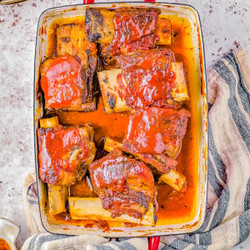 Baked Barbecue Beef Short Ribs