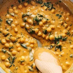 Steph's Chickpea Curry With Spinach And Rice