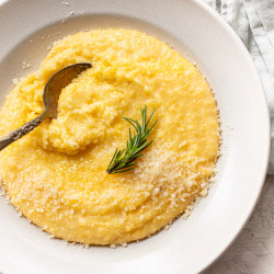 Creamy Polenta With Parmesan Cheese