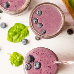 5-minute Blueberry Spinach Smoothie