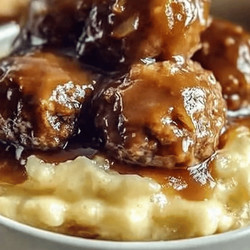 Crock Pot French Onion Meatballs