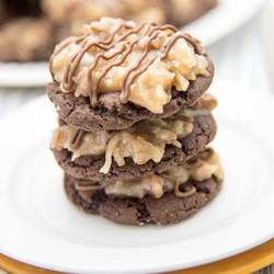 German Chocolate Cookies From Cake Mix