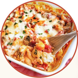 No Boil Chicken Pasta Bake