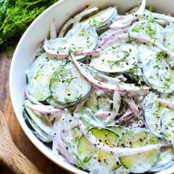 Creamy Cucumber Salad