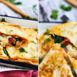 Easy Cheesy Pizza Quesadillas