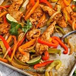 Sheet Pan Chicken Fajitas
