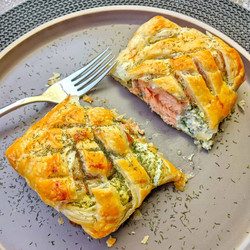 Lachs Im Blätterteig