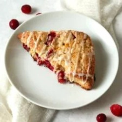 Single Serve Cranberry Orange Scones (makes Two)