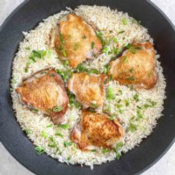Garlic And Ginger Chicken Rice