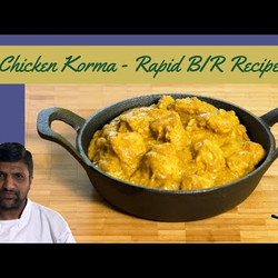 Easy Chicken Korma Recipe - British Indian Restaurant (bir) Style - Fast To Make Curry With Coconut