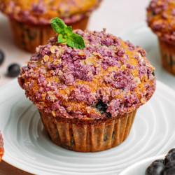 Vegan Blueberry Muffins