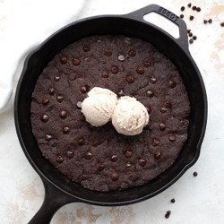 Keto Chocolate Skillet Cookie