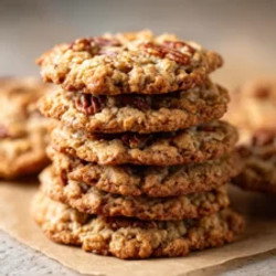 Bakery-style Pecan Pie Oatmeal Cookies