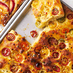 No-knead Tomato Focaccia
