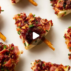 Cranberry, Bacon &amp; Brie Christmas Trees