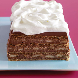 Chocolate, Banana, And Graham Cracker Icebox Cake