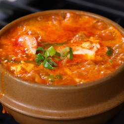 Haemul Sundubu-jjigae (spicy Soft Tofu Stew With Seafood)