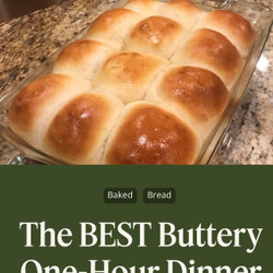 The Best Buttery One-hour Dinner Rolls