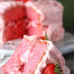 Easy Strawberry Cake Recipe