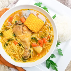 Puerto Rican Chicken Soup (sopa De Pollo Boricua)