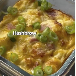 Hashbrown egg bake