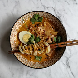 Burmese Chicken Khow Suey (khowse)