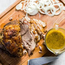 Cuban Roast Pork With Mojo