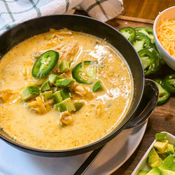 Creamy Slow Cooker White Chicken Chili