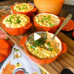 Crack Chicken Soup W/ Cheddar Bay Biscuit Topping