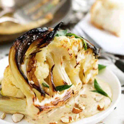 Roasted Cauliflower With Almond Sauce (ester Restaurant)