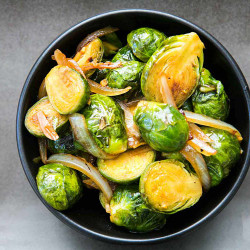 Hoisin Glazed Brussels Sprouts
