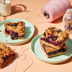 Berry Easy Jam Bars