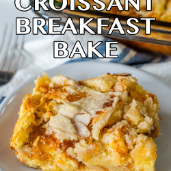 Almond Croissant Breakfast Bake
