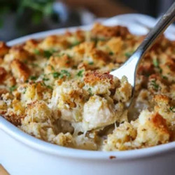 Dolly's Chicken And Stuffing Casserole