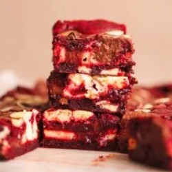 Red Velvet Chocolate Cheesecake Brownies Recipe