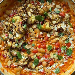 Spicy, Nice-y Harissa Bean Bowl
