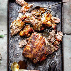 Slow Roasted Pork Shoulder With Fennel, Lemon And Rosemary