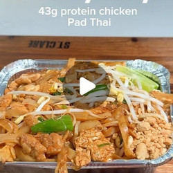 High Protein Chicken Pad Thai
