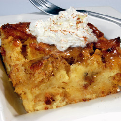 Blender Bread Pudding With Brandy Sauce
