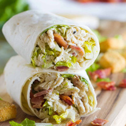 Chicken Caesar Wraps