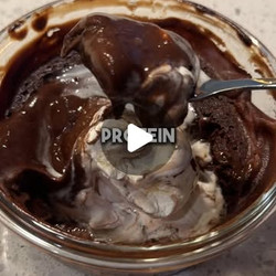 3 Min Protein Lava Cake