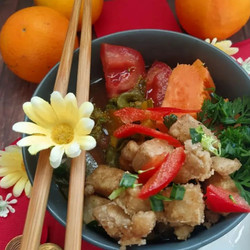 Simple Salt &amp; Pepper Tofu