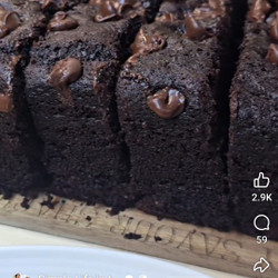 Double chocolate banana bread