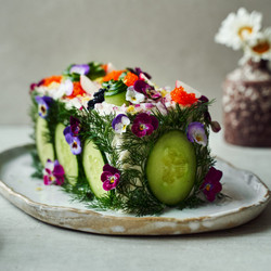 Vegan Swedish Sandwich Cake | Vegansk Smörgåstårta