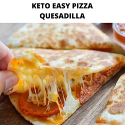 Keto Easy Pizza Quesadilla