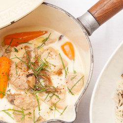 Blanquette De Veau With Pilau Rice