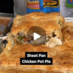 Sheet Pan Chicken Pot Pie