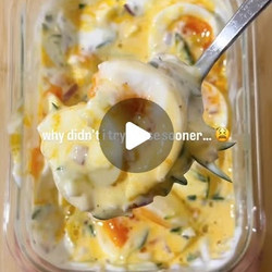 Jammy Egg Salad With The Perfect Yogurt Sauce