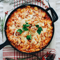 Skillet Gnocchi Lasagna