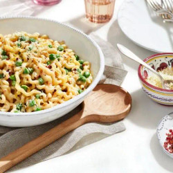 Lemon And Pea Alfredo